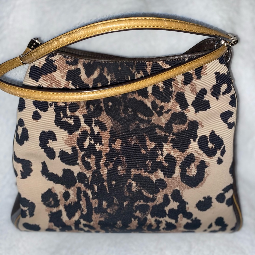 Excellent Condition Leopard Print COACH Purse